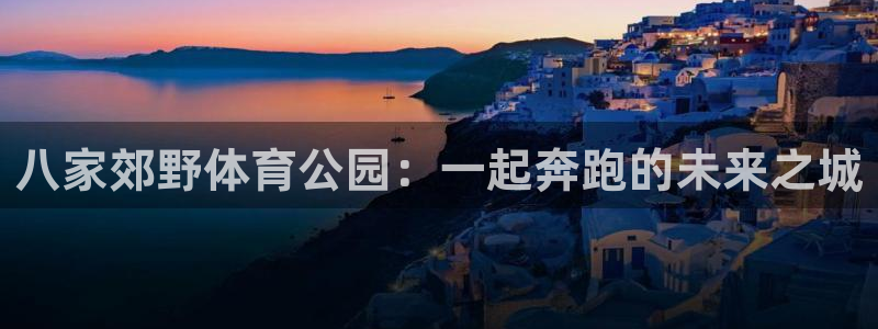 八家郊野体育公园：一起奔跑的未来之城